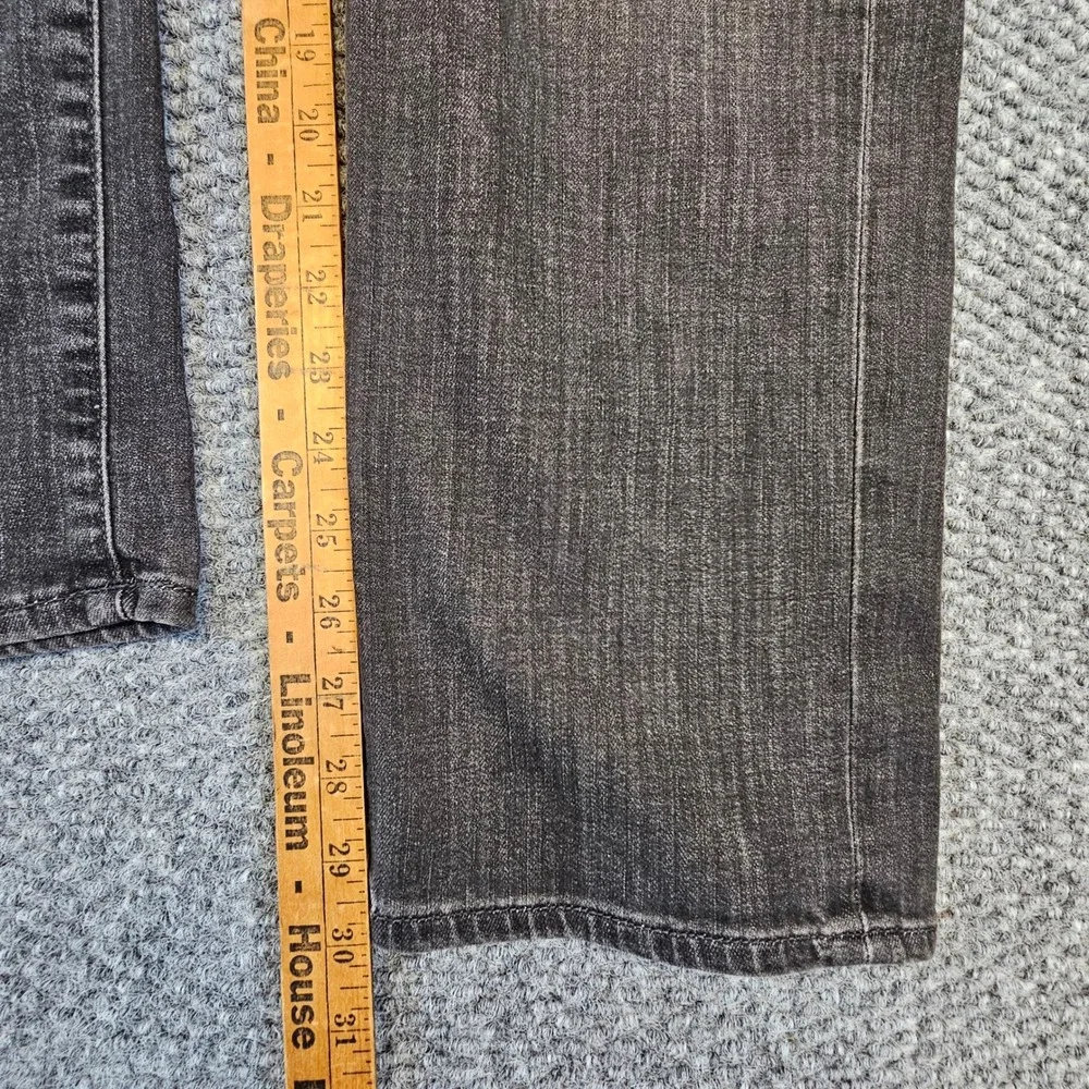 34 Heritage Courage Mens Jeans 34x30 Faded Black Mid-Rise Straight Leg Denim